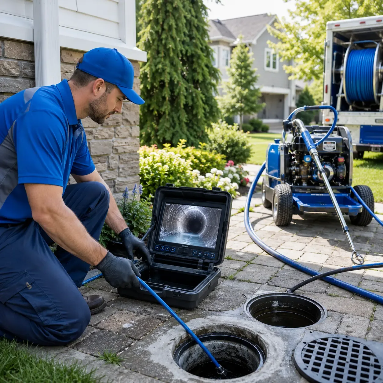 Outdoor drain cleaning professionals serving Morgantown, PA
