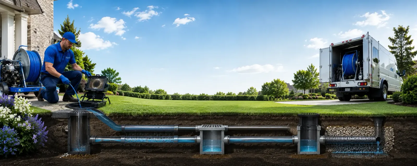 Outdoor drain cleaning information for Morgantown, PA